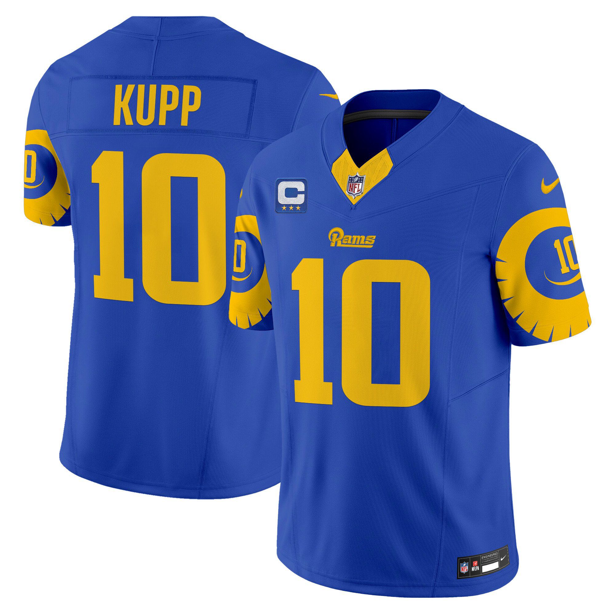 Men Los Angeles Rams #10 Kupp Blue 2024 Nike Special Vapor Limited NFL Jersey